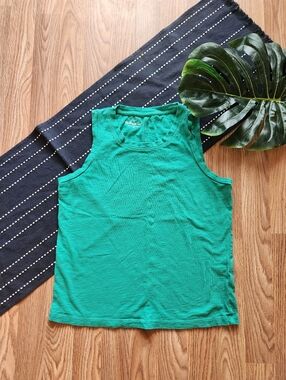 J.Crew Factory Girlfriend Tank Top Green Size Small